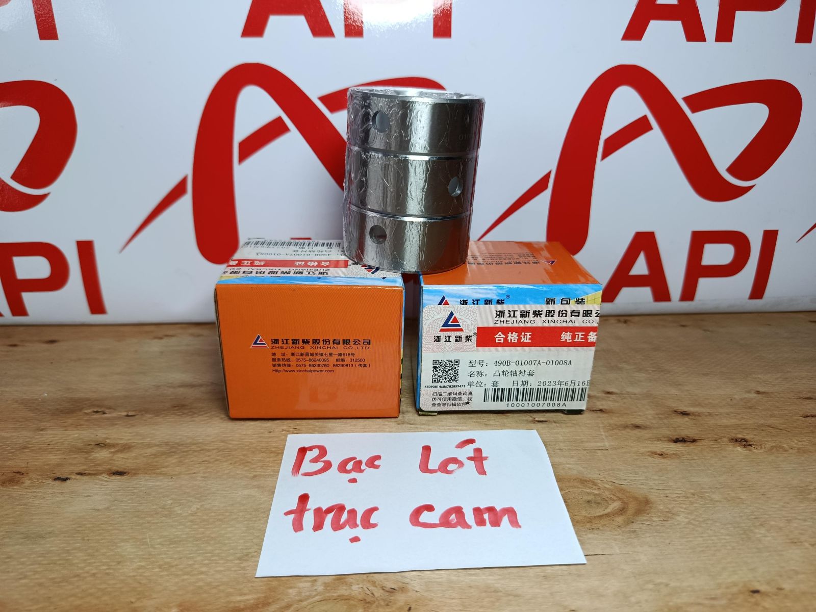 bạc lót trục cam xe nâng 490