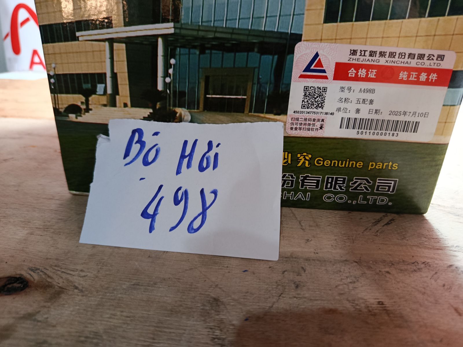 Lắp đặt bộ hơi C498 trên xe nâng giúp phục hồi công suất động cơ