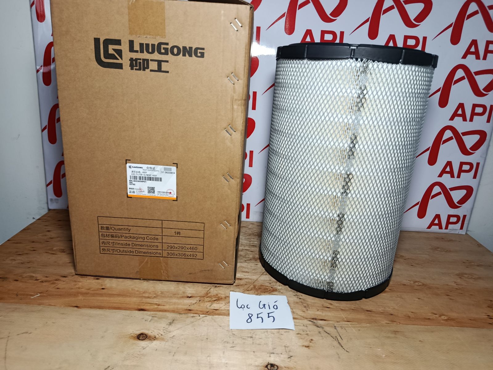 Lọc gió xe xúc Liugong 855H chính hãng chất lượng cao